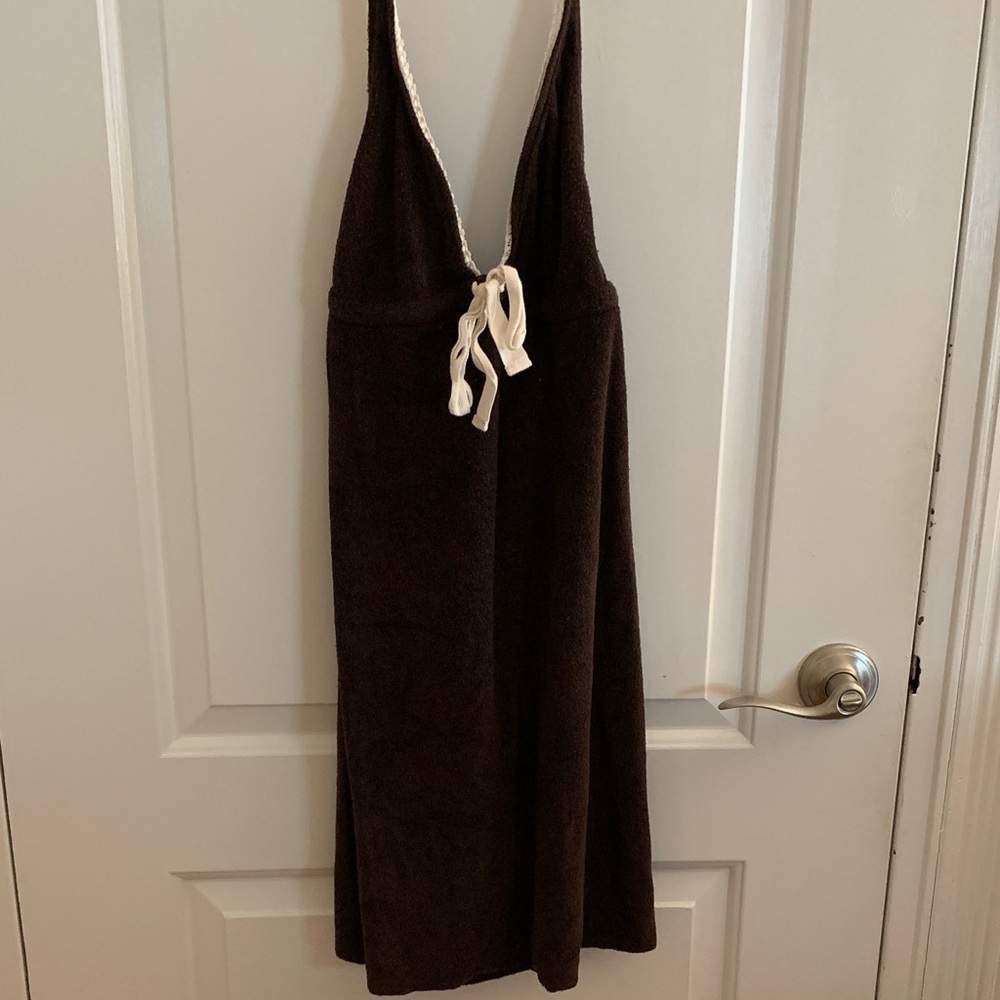 Lucky Brand Dark Brown Garment with Cream Accent Y2K